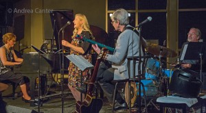 Joan Griffith and band at St Barneys © Andrea Canter