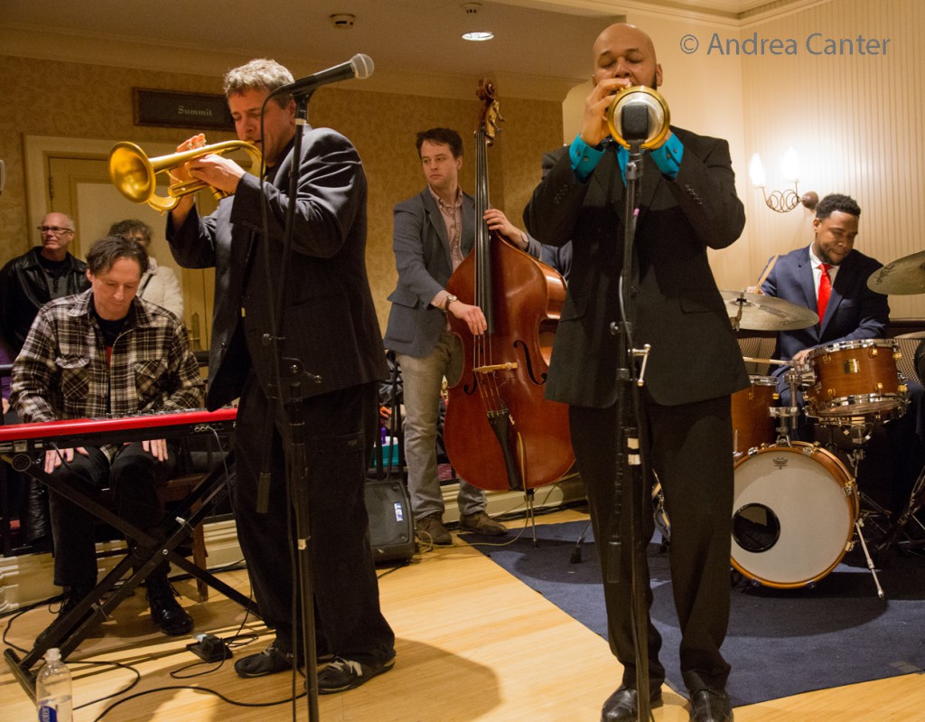 Solomon Parham With Steve Kenny at the Winter Jazz Festival, © Andrea Canter