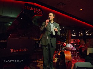 Andrew Walesch welcomes patrons to the Dunsmore Room, © Andrea Canter