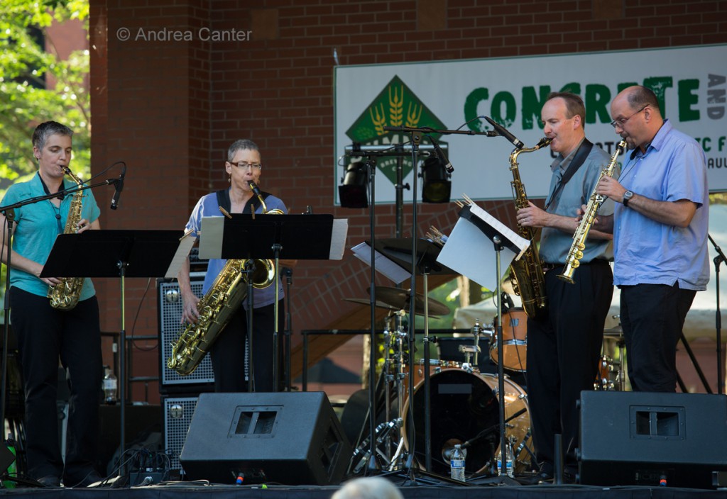 Ancia Saxophone Quartet, © Andrea Canter 