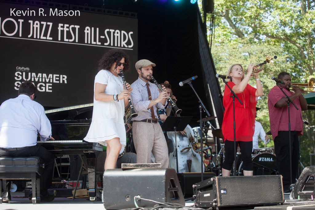 Bria Skonberg and the New York Hot Jazz Festival All-Stars, © Kevin R. Mason