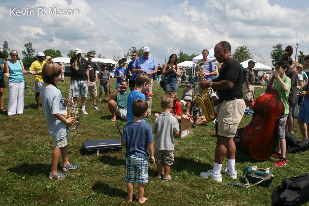 Litchfield Jazz Camp at the Jazz Festival, © Kevin R. Mason