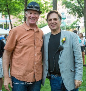 Mayor Coleman and Steve Heckler, © Andrea Canter