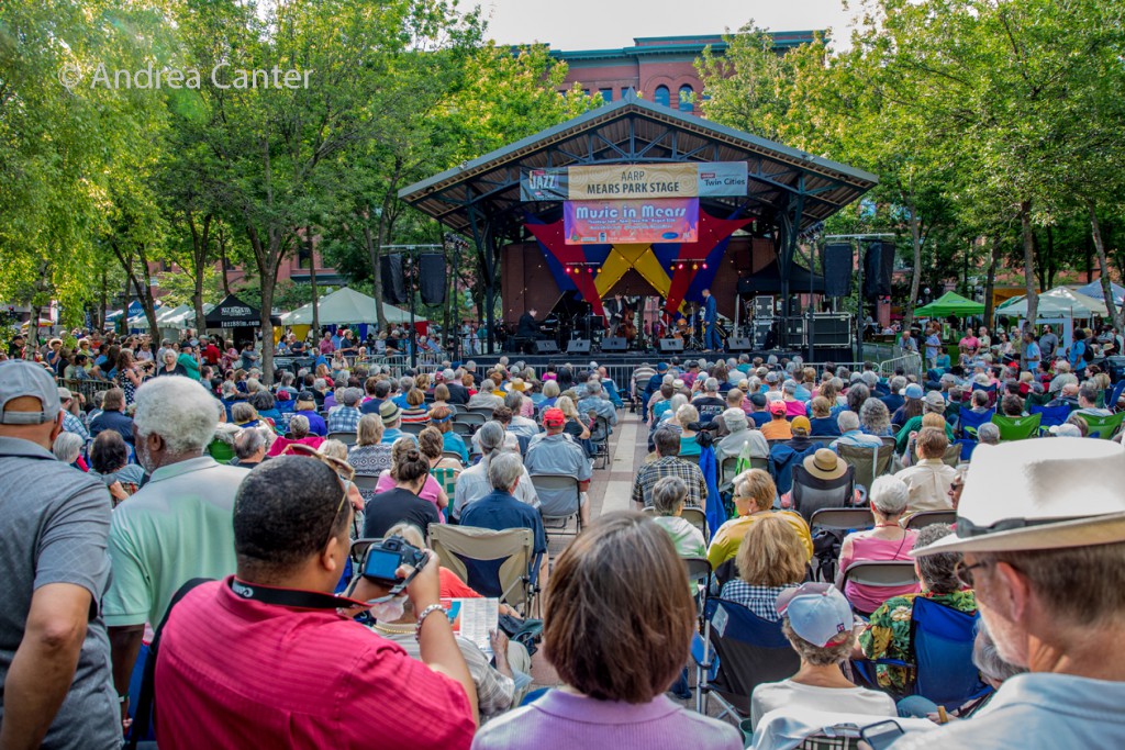 AARP Main Stage at Mears Park, © Andrea Canter