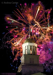 Iowa City FIreworks 2016, © Andrea Canter