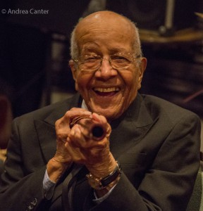 Irv at Jazz Central (January 2016), © Andrea Canter