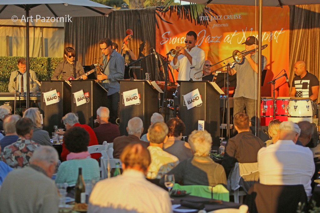 Gordon Goodwin's Little Phat Band at Sunset Jazz, Newport © Art Pazornik