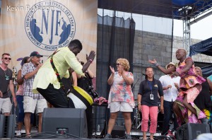 Angelique Kidjo and Newport Fans © Kevin R. Mason