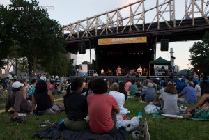 Crowd at SummerStage © Kevin R. Mason