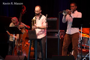 Mario Pavone, Andrew Hadro, and Nick Roseboro, © Kevin R. Mason