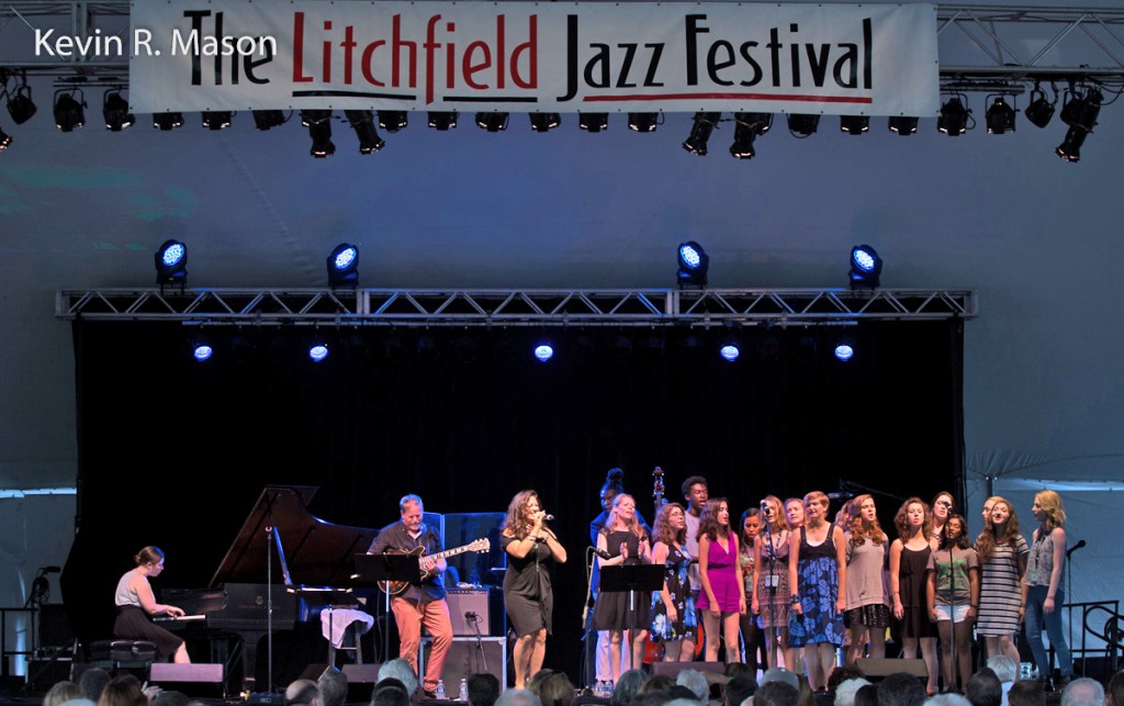 Litchfield Jazz Festival: Nicole Zuraitis Quintet with Dave Stryker and Students  © Kevin R. Mason