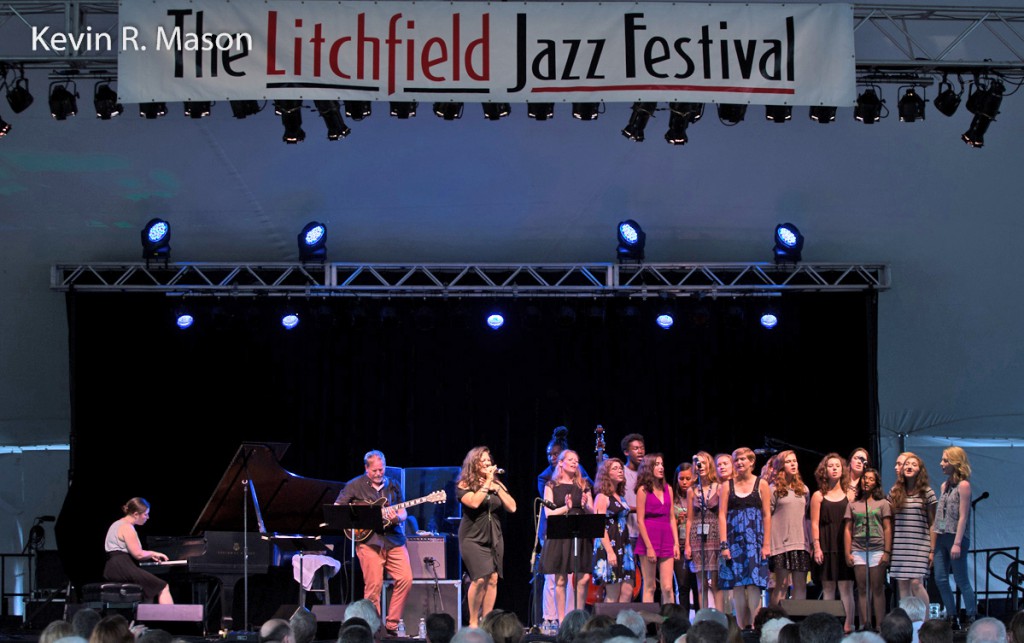 Litchfield Jazz Festival: Nicole Zuraitis Quintet with Dave Stryker and Students © Kevin R. Mason