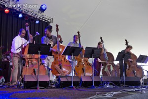 Avery Sharpe and the Bass Quartet © Kevin R. Mason