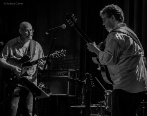 Mike Doolin and David Martin at the Icehouse © Andrea Canter