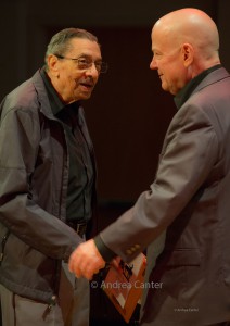 Jimmy Hamilton and Gordy Johnson, Minnesota Jazz Legends concert © Andrea Canter