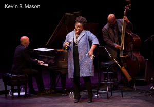 Peter Martin, Dianne Reeves and Christian McBride © Kevin R. Mason