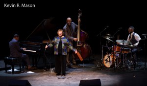 Sheila Jordan with the Christian McBride Trio © Kevin R. mason