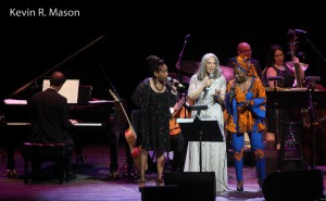 Catherine Russell. Patti Austin & Angelique Kidjo © Kevin R. Mason